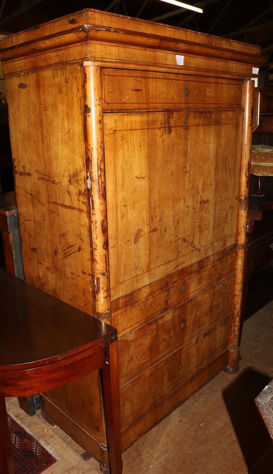 Continental mahogany escretoire